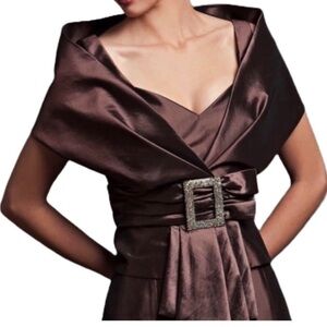 DAYMORE COUTURE 2 piece skirt set FORMAL Evening STUNNING wedding blue 16